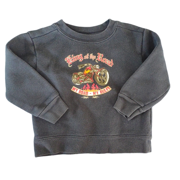Vintage Athletic Works King of the Road sweatshirt Size 24 Months - Picture 1 of 4